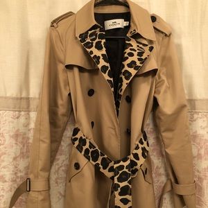 Coach short trench style jacket